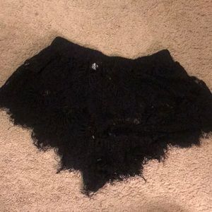 Lace shorts